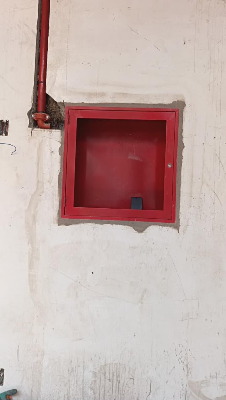 Sistema de red contra incendios instalado en edificio
